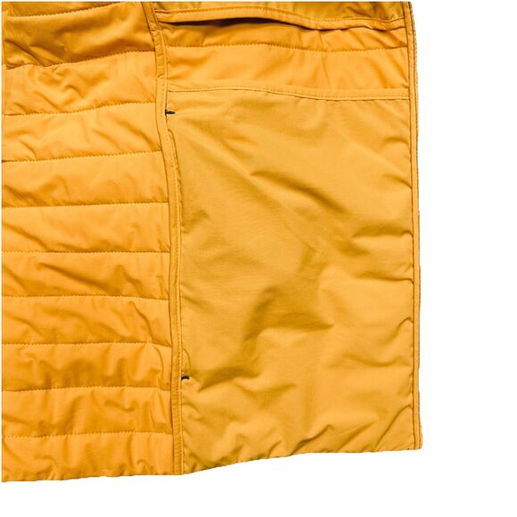 Nautica Mens XL Jacket Gray Yellow Full Zip Inner Pockets Wind Water Resistant - Picture 7 of 10